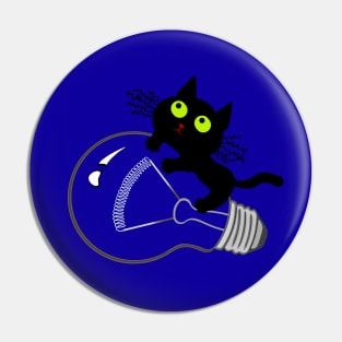 Black Cat's Imagination Pin