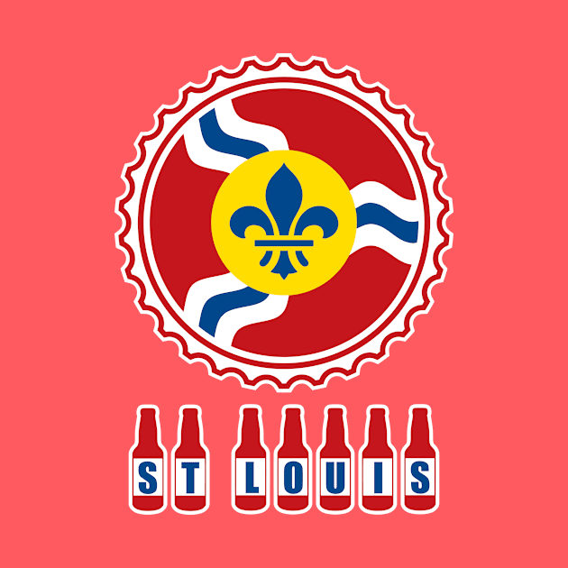 STL Beer Shirt by BentonParkPrints