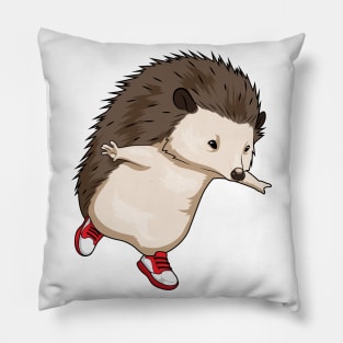 Hedgehog Runner Running Sports Pillow