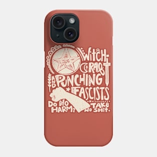 Anti fascist Witch Phone Case