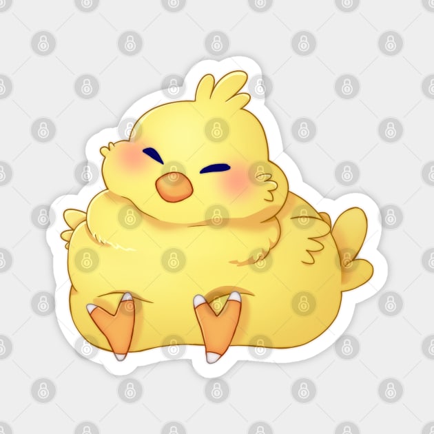 Fat chocobo Magnet by KazumiNekota