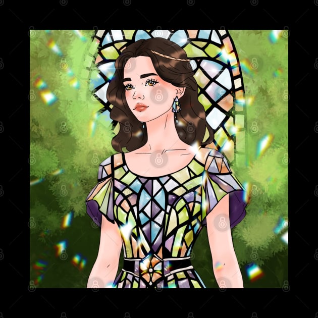 Stained glass dress by LonePokemo