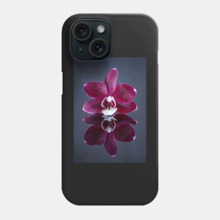 Purple Orchid Reflection Phone Case