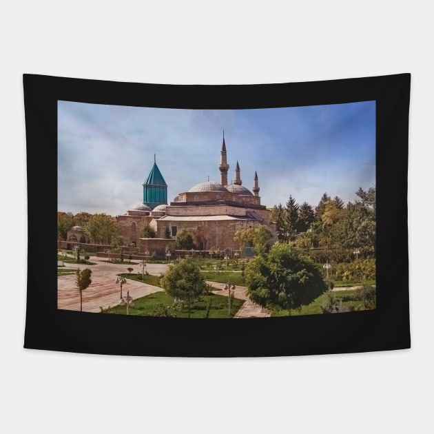 The Mevlana Museum in Konya Tapestry by IanWL