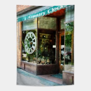 Cold Springs NY - Clock Shop Tapestry