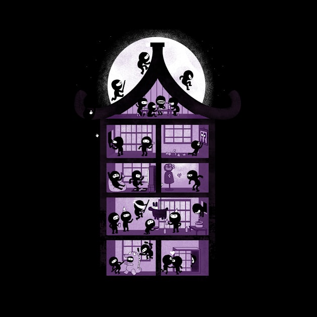 A House Full of Ninjas by Queenmob