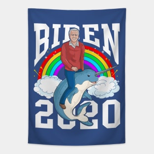 Joe Biden 2020 Election Narwhal Democrat Tapestry