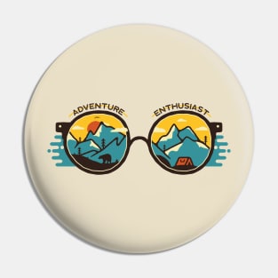 adventure enthusiast glasses Pin