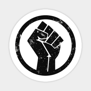 BLACK POWER RAISED FIST Magnet
