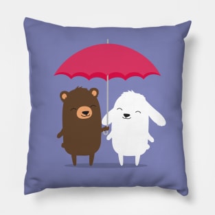 Sharing umbrella Pillow