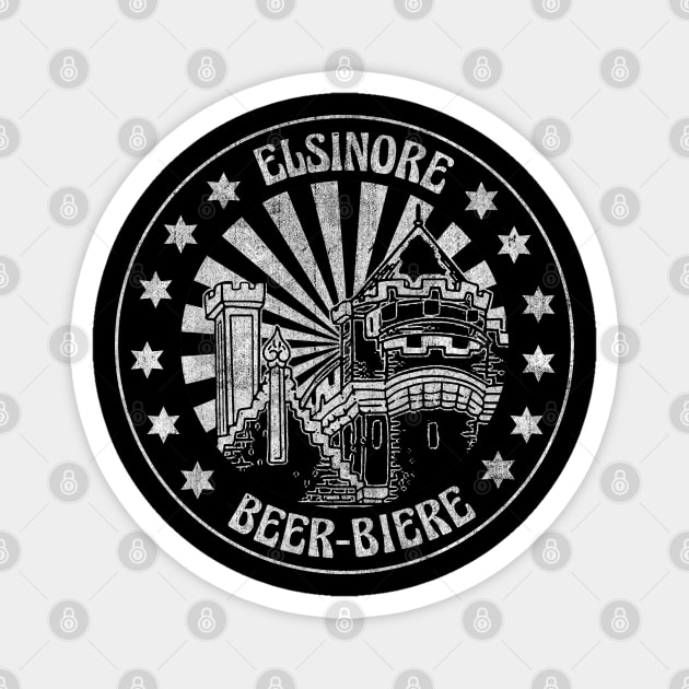 Vintage Elsinore Beer Canada Magnet by Hand And Finger