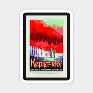 Kepler 186f, Travel Poster Magnet