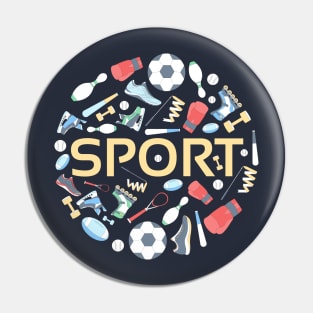 Sport Concept Pin