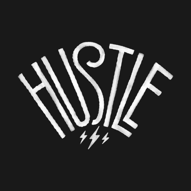 Hustle (white) ver.1 by noviajonatan