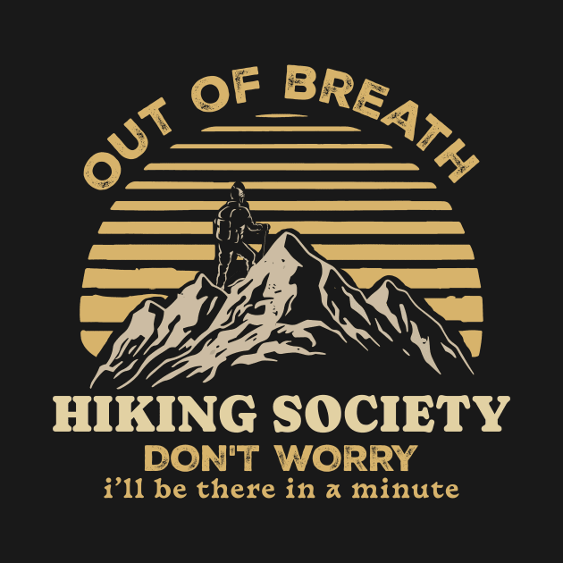 Out of breath hiking society // vintage by SUMAMARU