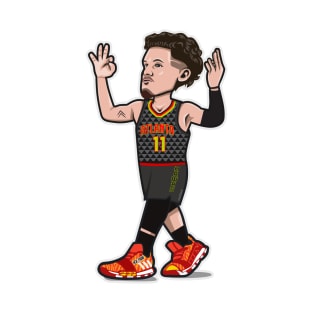 Trae Young Cartoon Style T-Shirt