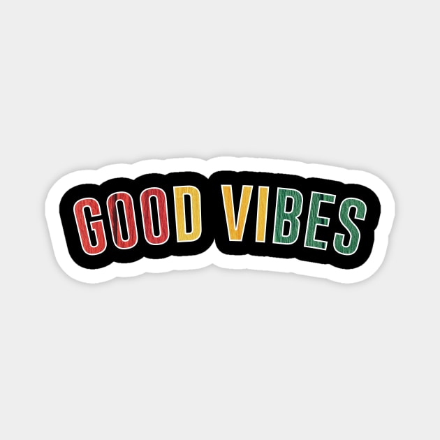 Jamaica Good Vibes, Rasta, Rastafarian Magnet by tman4life