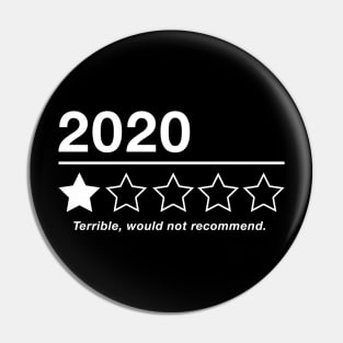 2020 Review - Trending - Would Not Recommend Pin