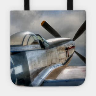 P51 Mustang - Ready for action Tote