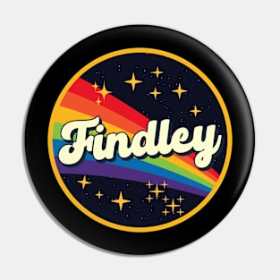 Findley // Rainbow In Space Vintage Style Pin