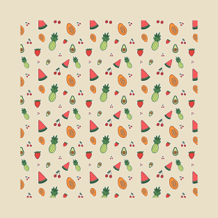 Summer fruit pattern T-Shirt