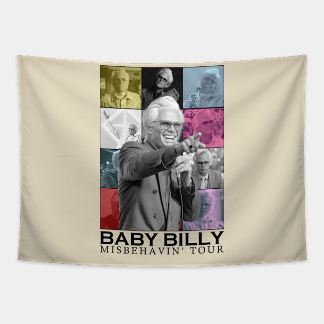 Baby Billy Misbehavin Tour Tapestry by TuoTuo.id