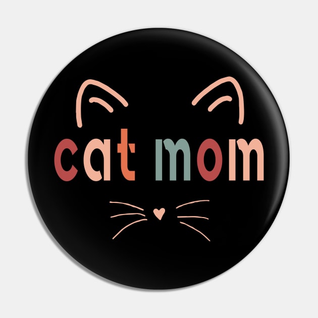 Cat Mom Pin by Abderrahmaneelh