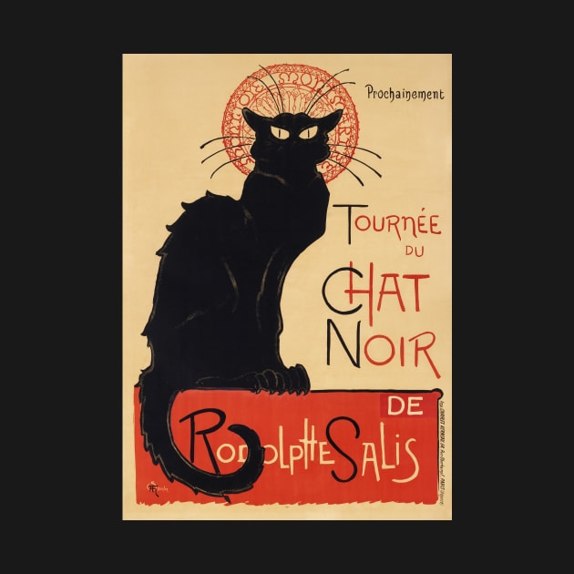 Tournee du Chat Noir by Theophile Alexandre Steinlen by MasterpieceCafe