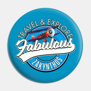 travel explore fabulous Zakynthos logo Pin