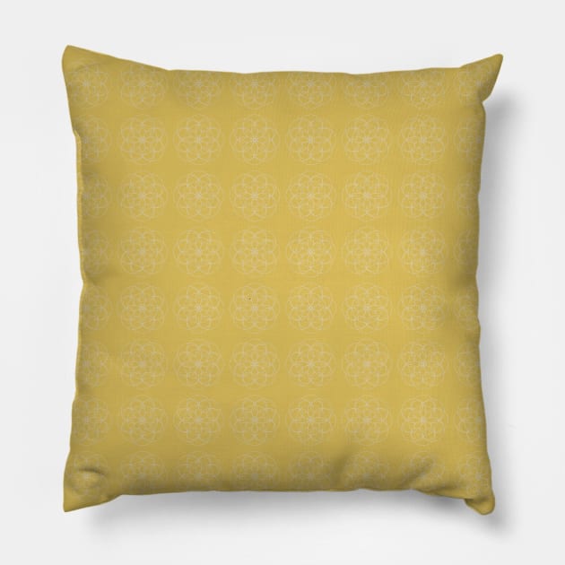 Golden Boy Pillow by mandalify