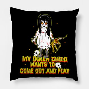 Ghoulie Girl Inner Child Pillow