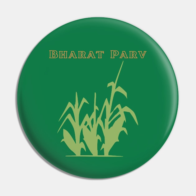 Bharat Parv - Green Plant Pin by Bharat Parv