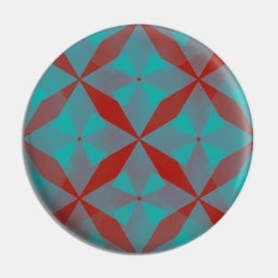 Bright Star Pattern Red Pin