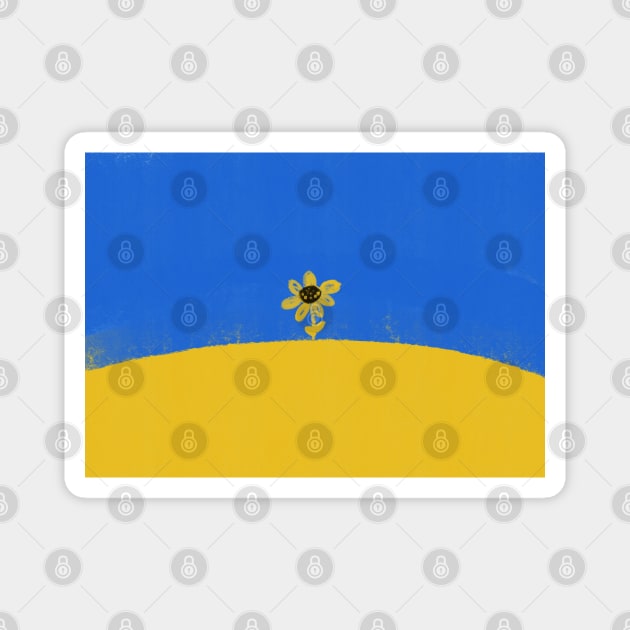 Stay with Ukraine Magnet by Nastya Li