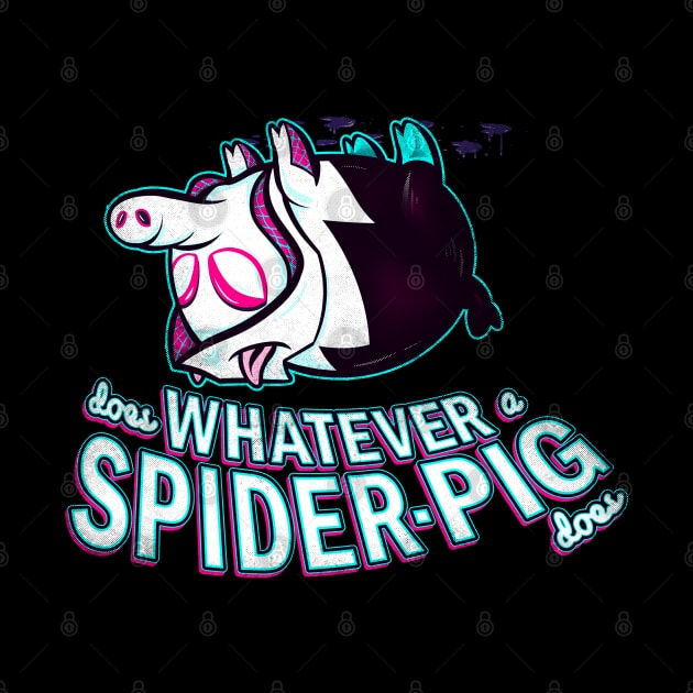 SpiderPig Ghost by poopsmoothie