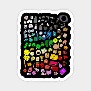 Bfdii Inanimate Insanity All Characters Magnet