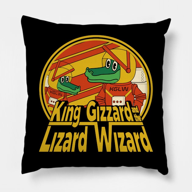 King Gizzard and the Lizard Wizard - truckfighters crossover Pillow by skauff