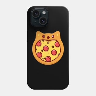 Cute Kawaii Cat Pizza Phone Case