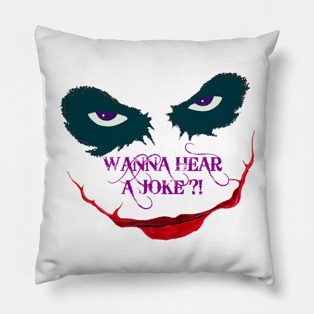 Wanna Hear a Joke Pillow by MGphotoart