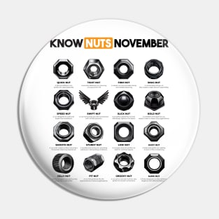 Know Nuts November Funny Word Play Chart Pin