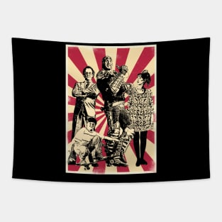 Retro Vintage Suburban Commando Tapestry