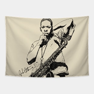 John Coltrane Crack Design Tapestry