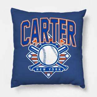 Vintage New York Carter Baseball Pillow