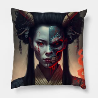 Geisha Oni Pillow