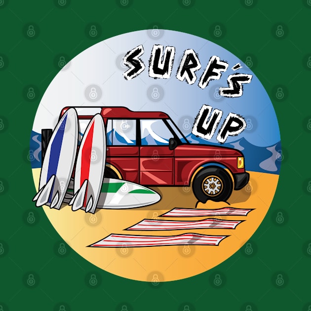 Surf's Up - Discovery - Surfboard by FourByFourForLife