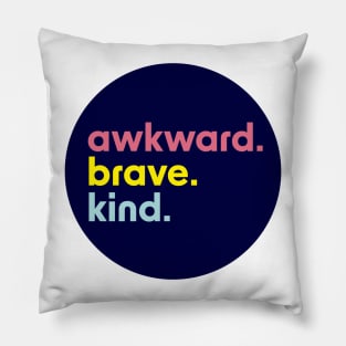 Brene Brown Quote Graphic Design Pillow