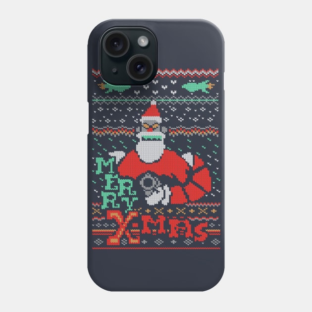 Merry Robo X-mas Phone Case by salvatrane