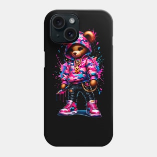 Pink Camo Girl Bear Phone Case