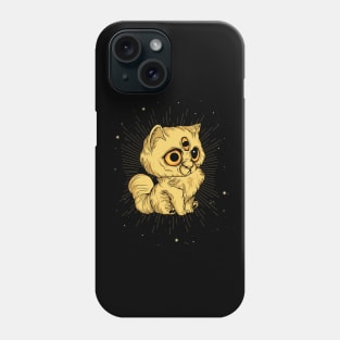 Occult Cat 3 Eyes Kitten Magic Esoteric Phone Case