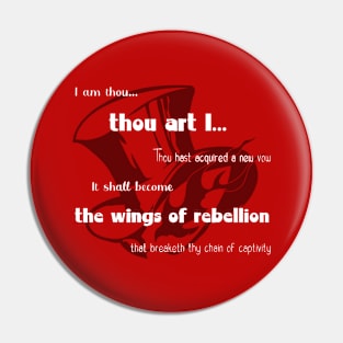 I’m thou, thou art I… Pin